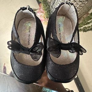 stuart weitzman toddler girl black dress soft shoes